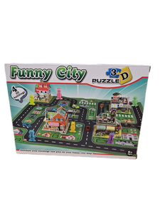 lot 9420 image: Funny City 3D Puzzle Playset