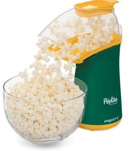 lot 16719 image: 1475w 4oz Kernel Green-Yellow GameDay PopLite Hot Air Popper Popcorn Machine