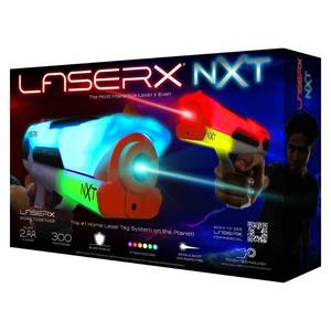 lot 1420 image: Laser X NXT Max Blasters 2 Player Pack 300 Rangeq - Retail $50