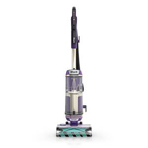 lot 2587 image: Shark - PowerDetect Upright Vacuum with DuoClean Detect Technology, Self-Cleaning Brushroll, and XL Dustcup - Eggplant (NOT WORKING) - Retail $600