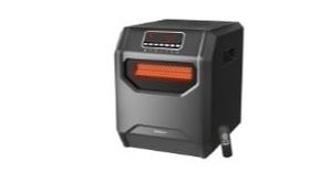 lot 2603 image: Electric 6 Element Infrared Space Heater Black Plastic - Retail $119
