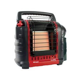lot 2629 image: Mr. Heater Brand Portable Buddy 9 000 BTU Outdoor Camping Liquid Propane Heater - Retail $90