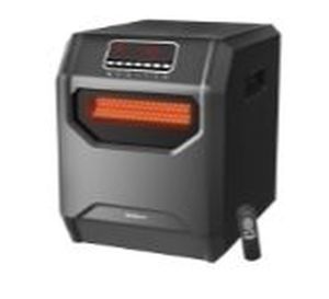 lot 2666 image: Electric 6 Element Infrared Space Heater Black Plastic - Retail $119