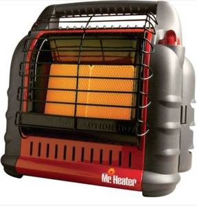 lot 16734 image: Mr. Heater MH-F274800 Red Gas 3 Speed Swivel Garage Heater for 450 Sq Ft - Retail $225