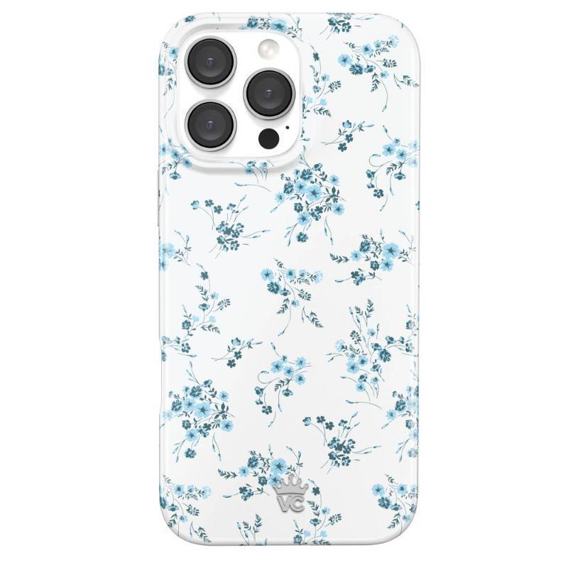 lot 30686 image: VELVET CAVIAR iPhone 16 Pro Max MagSafe Case - French Blue Floral Plastic Design - Retail $40