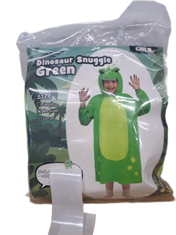 lot 31314 image: Child Dinosaur Snuggie Green Small&nbsp