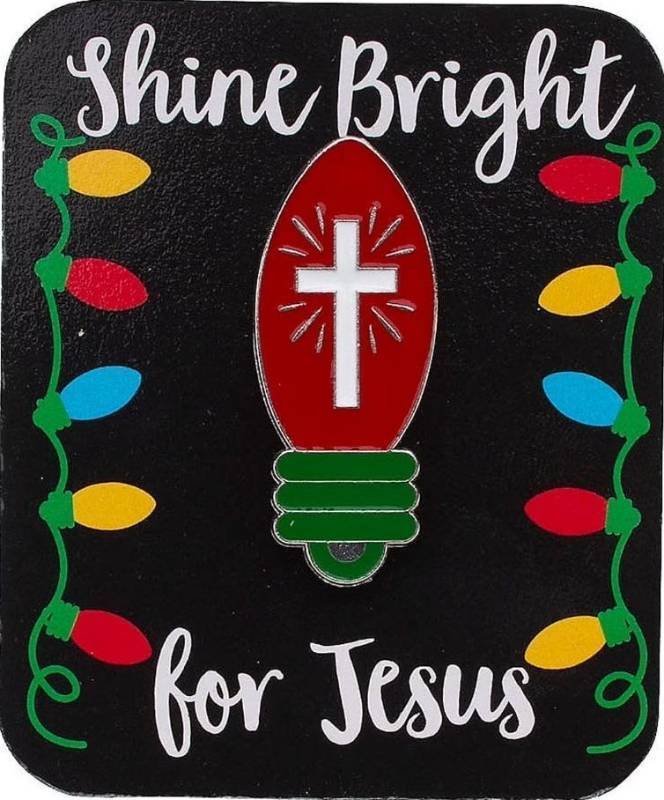 lot 23911 image: Tondiamo 24 Christmas Lapel Pins on Cards