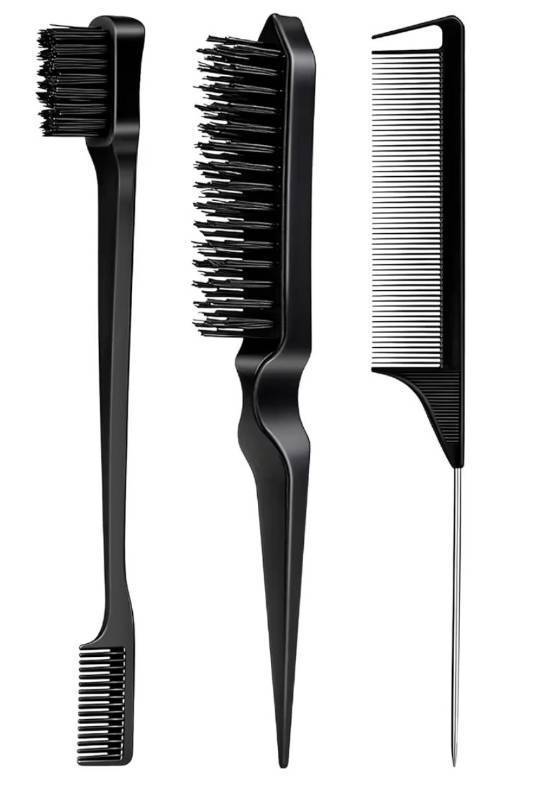 lot 23921 image: 3 Piece Hair Styling Comb Set