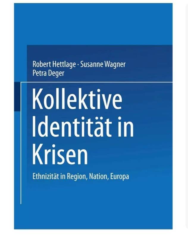 lot 23953 image: Kollektive Identitat in Krisen Ethnizitat in Region, Nation, Europa (German Edition)