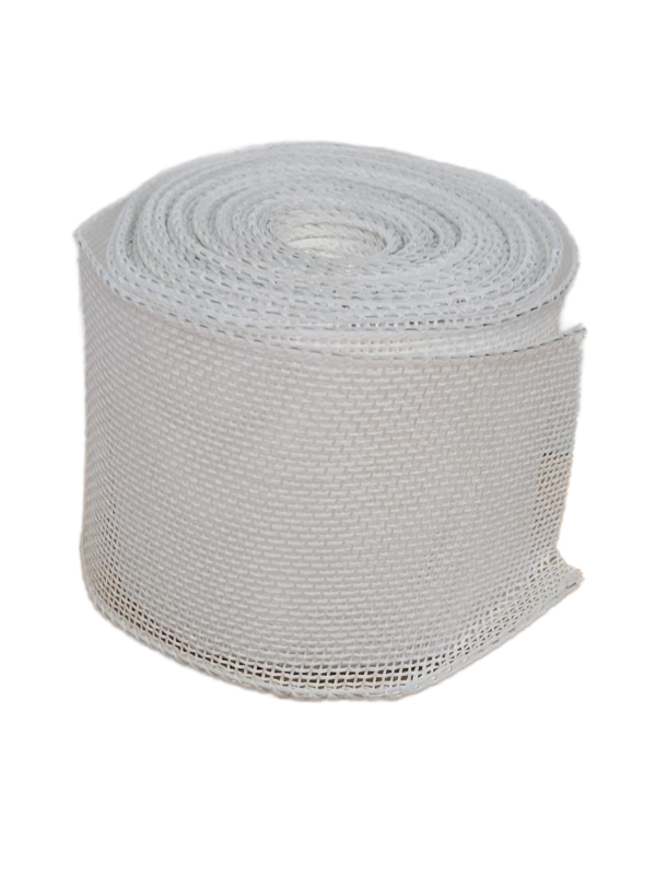 lot 23965 image: Burlap Ribbon 2-12 Inch Burlap Wired Ribbon 10 Yards