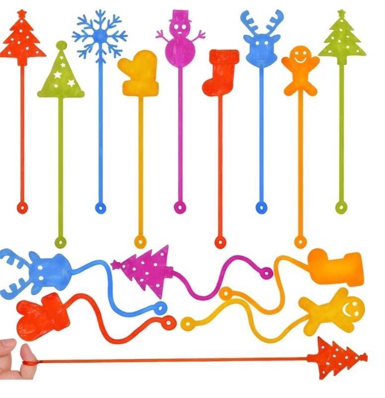 lot 23973 image: 36 Pack Christmas Sticky Hands Toys