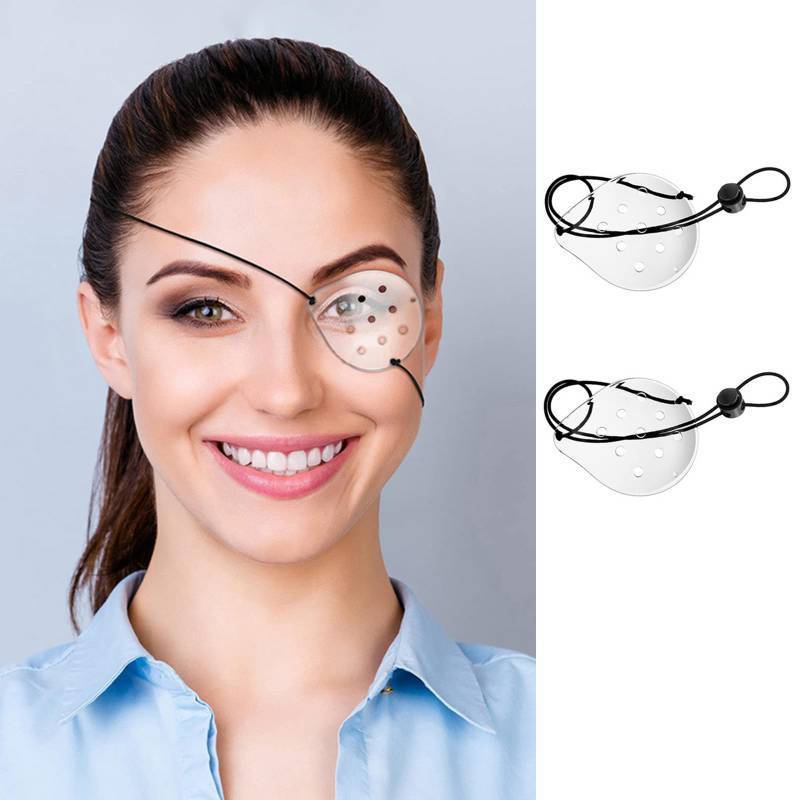lot 123 image: 2Pcs Eye Shield After Cataract Surgery, Extended Elastic Strap for Secure Fit, Clear Eye Shield for Adults, Eye Protection After Surgery, Wider & Longer Design for Enhanced Comfort