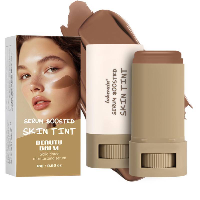 lot 96 image: Foundation Stick Beauty Balm Serum Boosted Skin Tint, Solid Tinted Moisturizing Serum Contour Stick Foundation Face for Women, for Face Natural Makeup (06, 18g)