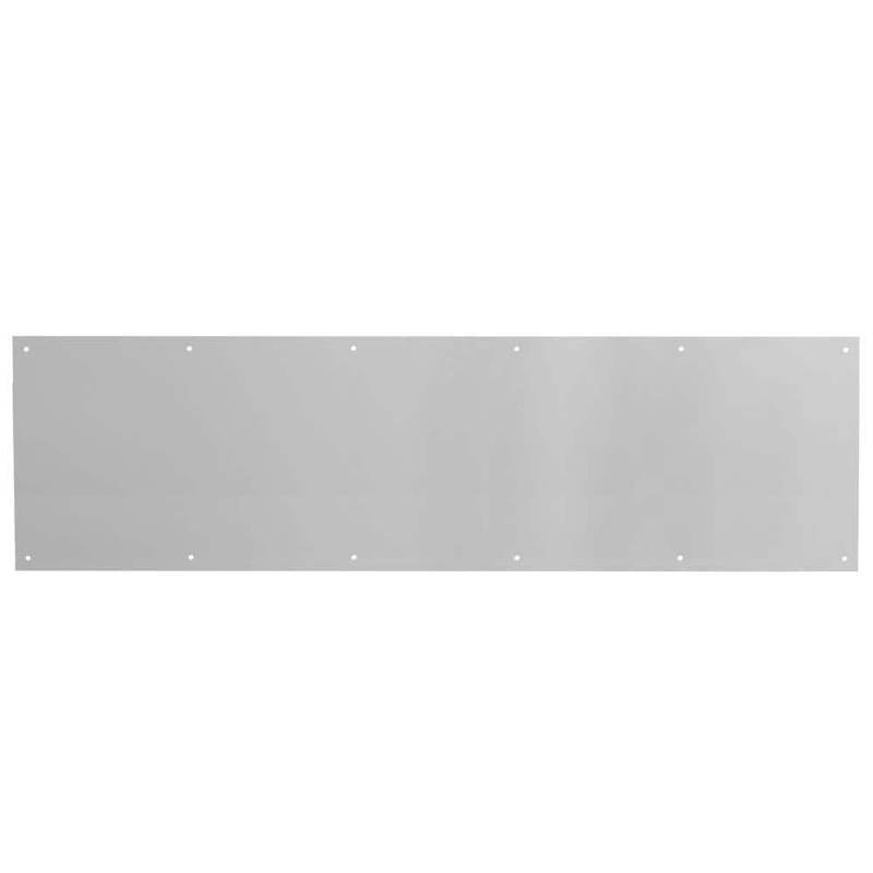 lot 30854 image: Pack of 2 ,10 in. x 34 in.  Aluminum  Door Kick  Satin