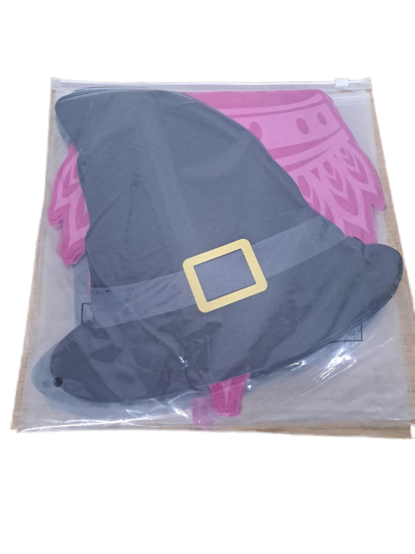 lot 7049 image: Gandeer 100 Pcs Disposable Paper Placemats Witch Party Supplies Pink Crown Paper Placemats Summer Halloween Witch Hat Shaped mats for Wedding Dinner Table Princess Theme Birthday Decorations 3 Pack&nbsp