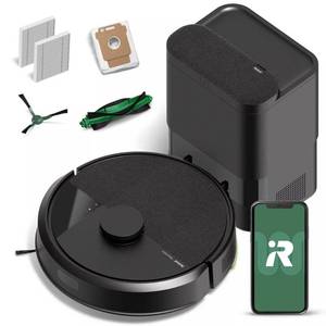 iRobot Roomba 105 Cordless Vacuum + AutoEmpty Q352020 5.8\" Cleaning Path Black - Retail: $250