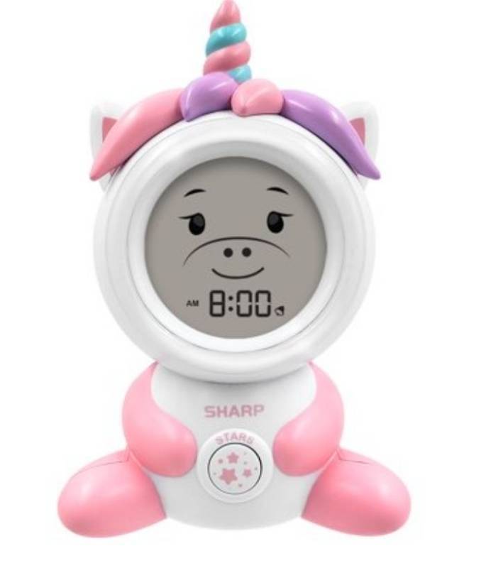 lot 16570 image: Sharp Brand Unicorn Time to Wake Sleep Trainer Clock with Ceiling Projection