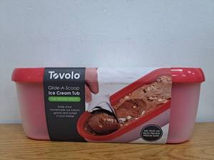 lot 4305 image: Tovolo Glide-a-Scoop Ice Cream Tub, 1.5 Quart