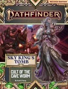 lot 4306 image: Pathfinder Adventure Path Cult of the Cave Worm (Sky Kings Tomb 2 of 3)