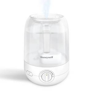 lot 4317 image: Honeywell Ultrasonic Egg Humidifier HUL545W Cool Mist, Aromatherapy, No Filter, 36-Hour Run, 300-500 sq. ft. Room
