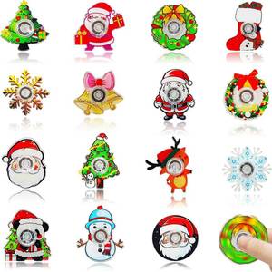 lot 9469 image: 15 Pack Christmas Fidget Spinners