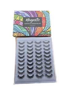 lot 9482 image: Magnetic Eyeliner, Eyelashes, and Non-magnetic Eyelashes Kit