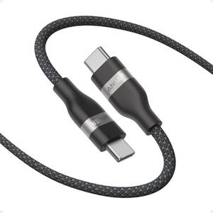lot 9488 image: Anker Nano USB C Cable, 240W Flexible Multi-Color Braided Cord, Fast Charging Type C Charger for iPhone 17 Series, MacBook Pro and More (Black, 6ft)