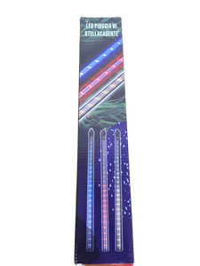 lot 9500 image: LED Meteor Shower Light Tubes BLUE