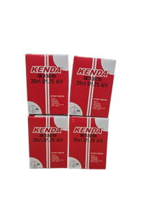 lot 9501 image: Kenda 20x1.51.75 AV Bicycle Inner Tubes - Set of 4