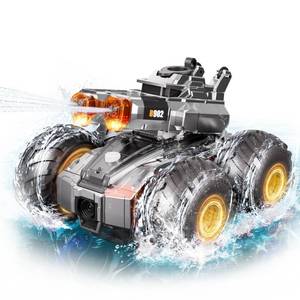 lot 10024 image: Waterproof Monster Truck Toy 4WD All-Terrain RC Cars
