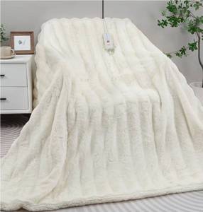 lot 10026 image: Heated Blanket Electric King- 100x90 (Cream)