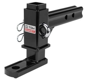 lot 16754 image: Class IV, 7,500 Lbs. 7-12 in. Drop to 6-14 in. Rise, Adjustable X-Mount Trailer Hitch Ball Mount (MISSING PARTS) - Retail $80
