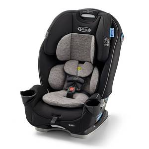 lot 2683 image: Graco SlimFit Convertible Car Seat, Black - Retail $240