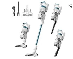 lot 2690 image: Eureka RapidClean Pro NEC280TL Cordless Stick Vacuum Cleaner Lightweight 5.3 lbs, 40-Min Runtime, LED Headlights, 3 Power Modes, Ideal for Pet Hair, Hard Floors & Carpets - Retail $120