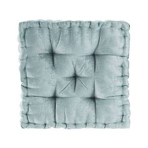 lot 2700 image: Pack of 2, Regency Heights Square Tufted Floor Pillow  Meditation Seating Cushion Chenille Sitting Pillows Floor and Chair Cushion for Yoga Living Room Balcony Office Outdoor  20  x 20  Aqua - Retail $80