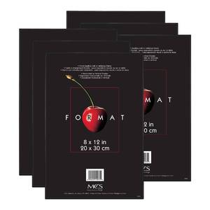 lot 4340 image: MCS Format 8x12 Picture Frame Black(6-Pack)