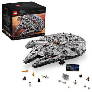 LEGO Star Wars Millennium Falcon - Building Set for Adults, Ages 16+ - Gift for Birthday - Movie Collectible Model Kit - Display in Home or Office - 75192 (SEE DETAILS) - Retail: $850