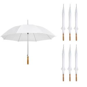 lot 4347 image: Anderson Umbrella Wedding Umbrella - 48 Umbrella - Manual Open - 7 Pack (White)