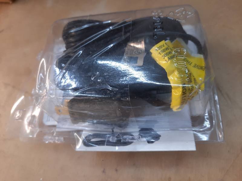 lot 16602 image: Leviton TBL03-10E Tabletop Slide Control Lamp Dimmer  300-Watt  Black