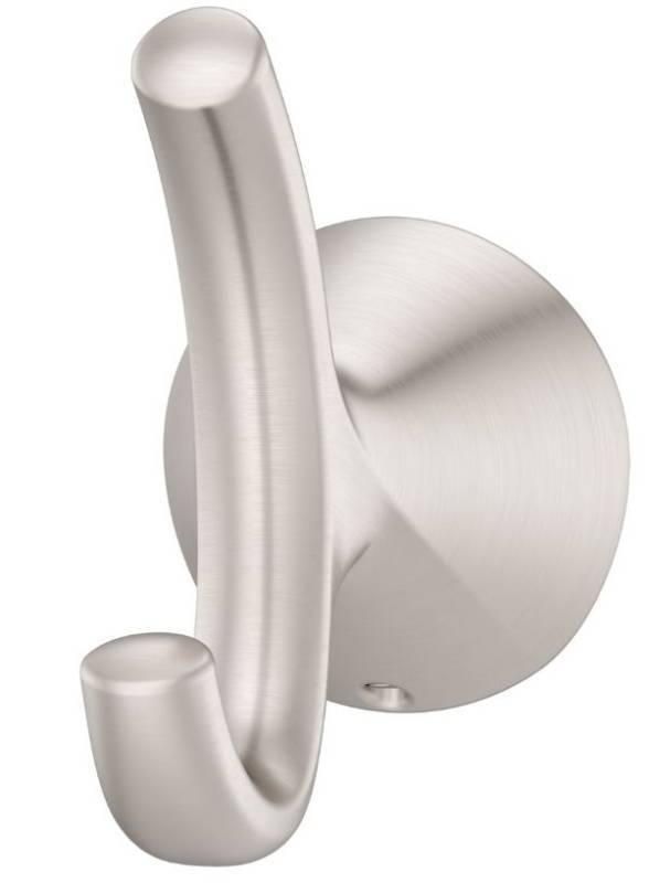 lot 16611 image: Willa J-Hook RobeTowel Hook in Spot Defense Brushed Nickel