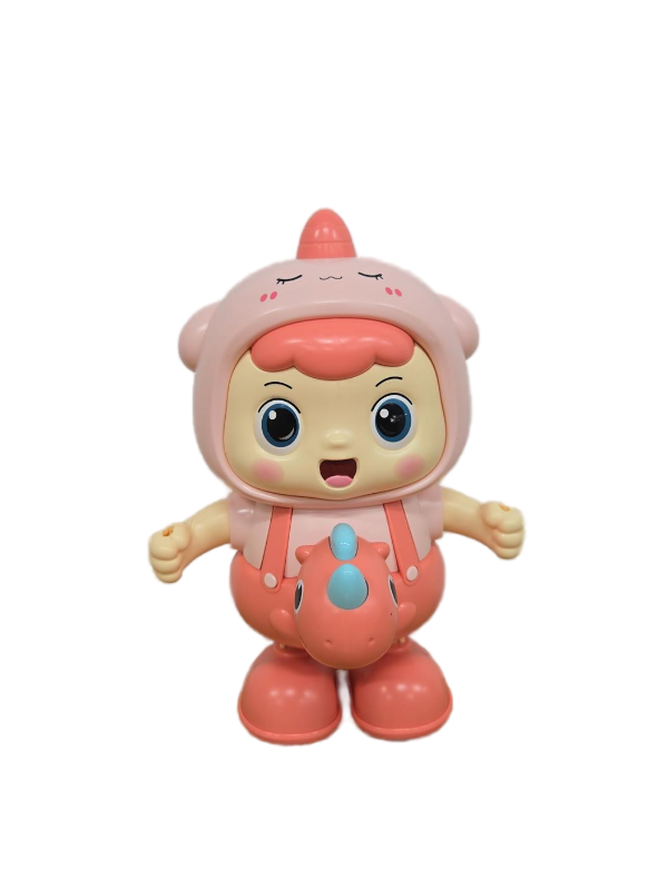 lot 9026 image: Pink Electronic Dancing Baby Toy WORKS