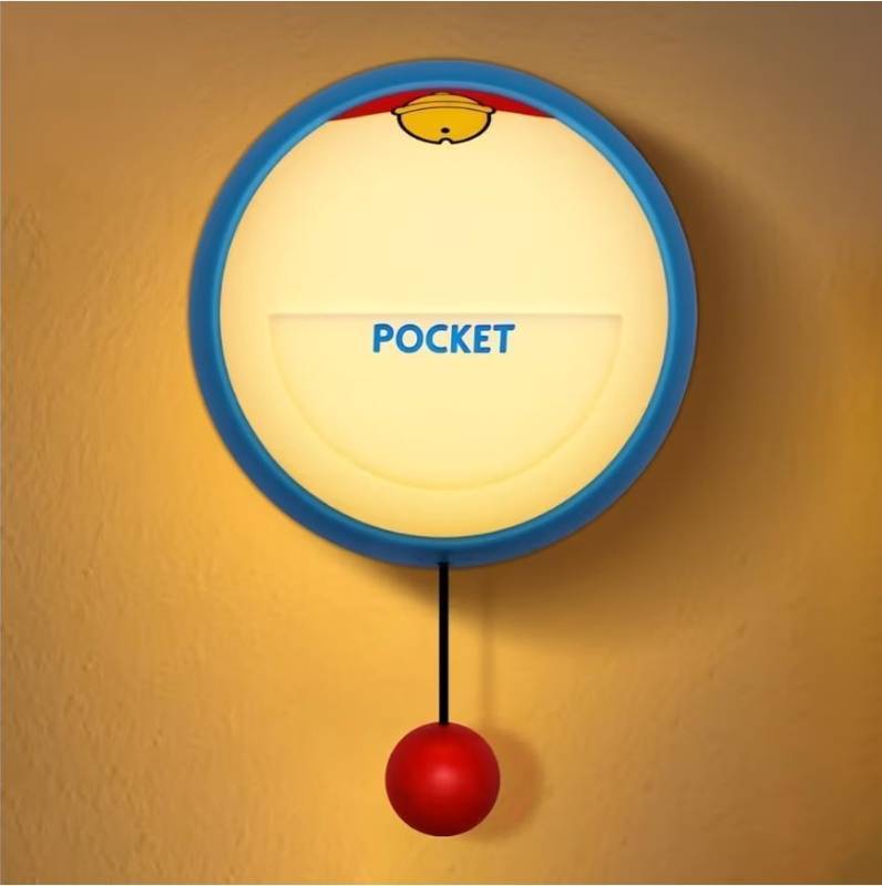 lot 23637 image: Night Light for Kids, 3-Level Dimmable Night Lamp Wall Mounted, Silicone Squishy