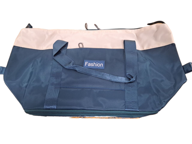 lot 7060 image: Fashion Traveling Duffel Bag Lake Blue