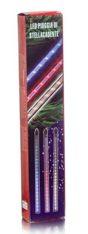 lot 9048 image: Perfect Holiday LED Meteor Shower Snowfall Lights