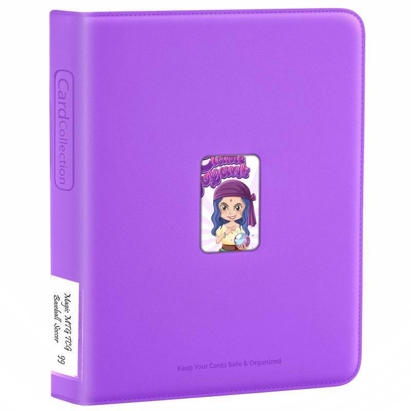 lot 9163 image: Premium 936 Pockets Leather Baseball Trading Cards Binder wZipper Large Capacity