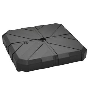 lot 2715 image: Square Patio Umbrella Based Base, Fill Up to 143lbs with Sand or 130lbs with Water