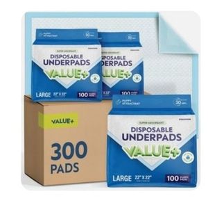 lot 2727 image: Puppy Pads 300-COUNT Potty Pads for - Retail $80