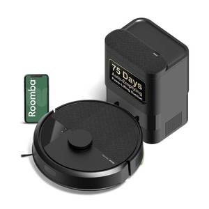 lot 2731 image: iRobot Roomba 105 Vac Robot Vacuum with AutoEmpty Dock - Retail $249