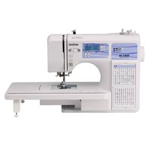 Brother HC1850 Sewing and Quilting Machine, 185 Built-in Stitches, LCD Display, 8 Included Feet - Retail: $300