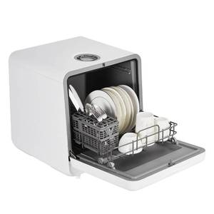 lot 2741 image: Countertop Dishwasher, Mini Dishwasher with Faucet & Manual Water Tank(5L) Modes Water Inlet- Retail $220